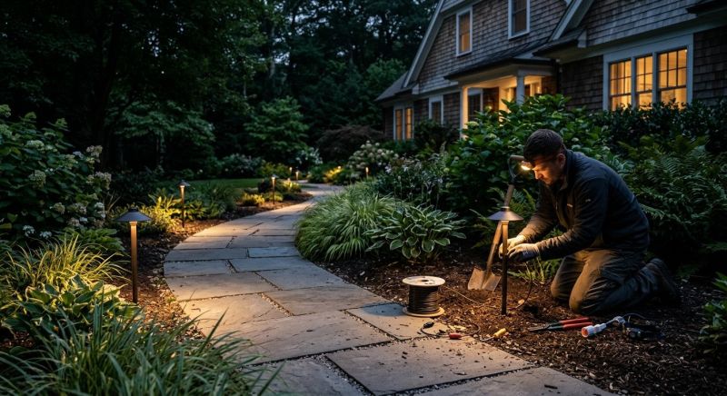 Landscape Lighting Installation in Provo, UT