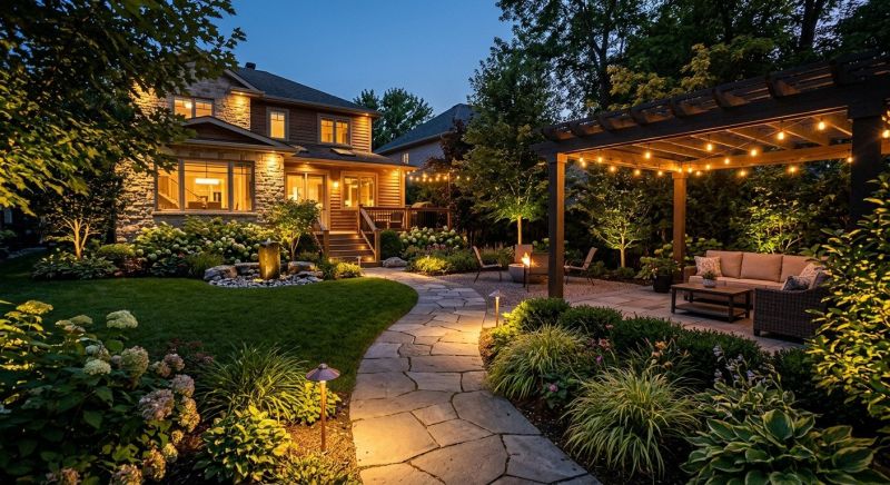 Terrace Lighting Installation in Provo, UT