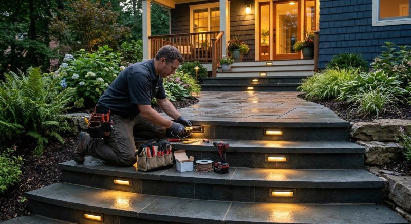 Walkway Lighting Installation in Denver, CO